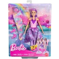 Mattel® Stehpuppe Mattel JCP74-Barbie - 3-in-1 Puppen-Set: Meerjungfrau-,Feen-&Prinzesin