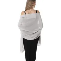 Bwecuy Modeschal Damen Schal – Elegante Stola für Abendkleider, Hochzeit, Party, (1-St), Leicht, Weich und Stilvoll