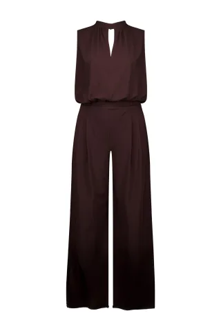 Studio Anneloes - Jenna jumpsuit espresso - Gr. - XL