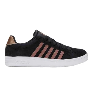 K-Swiss - "Court Tiebreak" Sneaker für Damen, Leder (Schwarz)