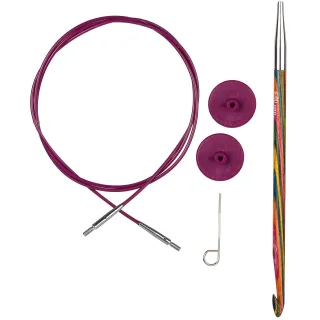 KnitPro Tunesische Häkelnadel, 6 mm Ø, im Set