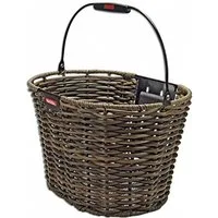 KlickFix Fahrradtasche KORBfix Korb Structura Oval Tasche in hochwertiger Verarbeitung