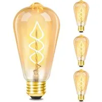 Nettlife LED-Leuchtmittel 6er LED Retro 4W E27 Glühlampe Edison Glühbirne Antike LED Filament, E27, Warmweiß, für Nostalgie & Retro Beleuchtung im Haus Café Restaurant