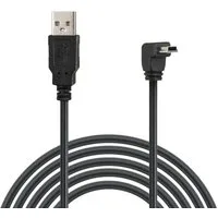 Wicked Chili MiniUSB Ladekabel für Garmin Navi 90°abgewinkelt Gaming-Controllerkabel, MiniUSB, USB-A (180 cm), Extra Lang, MiniUSB-Stecker 90° abgewinkelt, Hi-Speed Datenkabel für K