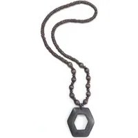 COLLEZIONE ALESSANDRO Lange Kette Regina, sechseckiger Behang