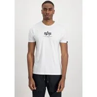 Alpha Industries Rundhalsshirt Basic T ML Baumwolle, regular fit