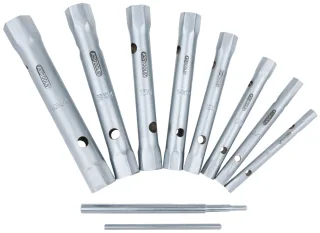 KS Tools Rohrsteckschlüssel-Satz, 10-tlg, 6x7-20x22mm - 518.0900