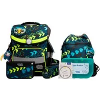 SCHOOL-MOOD® Schulranzen Timeless Pro (Set, 7-tlg)