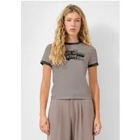QS Kurzarmshirt T-Shirt Printshirt