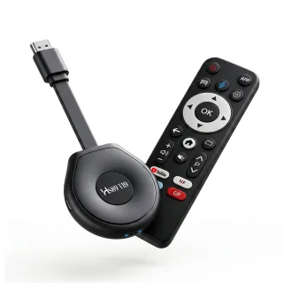 HS89 T19 2GB+16GB/4GB+32GB Android 14.0 TV Stick RK3539 Quad Core 4K Ultra HD WiFi 6 bluetooth 5.4 AV1 Voice Remote Cont