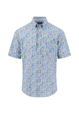 FYNCH-HATTON - Premium Flower Print, B.D., 1/2 tangerine - Gr. - XXL