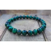 NAHLE Armband Naturstein Perlenarmband Tigerauge, mit Tigerauge