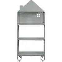 HOME DELUXE Kinderregal TODO M 134 x 61 x 28 cm, inkl. 2 Aufbewahrungsboxen, Rutschfest I Kindermöbel, Kinderregal mit Boxen