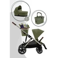 Cybex Kombi-Kinderwagen Gazelle S Kinderwagen inkl. Cot S Babywanne, Kombinationen, Buggy, Travelsystem, Geschwister, oder Zwillingswagen
