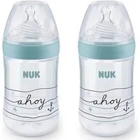 NUK Babyflasche NUK Nature Sense Babyflasche 260ml VORTEILSPACK Beach