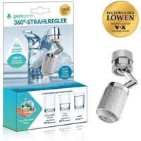 puregreen Waschtischarmatur Strahlregler Wassersparer Waschbecken Spülbecken Wassersparer bekannt aus Die Höhle der Löwen puregreen Wassersparer Waschbecken