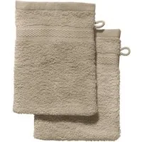 REDBEST Waschhandschuh Waschhandschuh "Chicago" 2er-Pack, Frottier, Walk-Frottier Uni