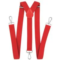 axy Hosenträger Herren Hosenträger 3 robusten Karabiner Verschluss 2,5 cm breit Y-Form verstellbar und elastisch 120cm Lang