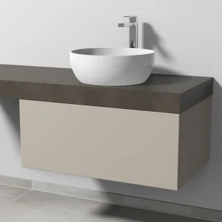 Sanipa Waschtischunterbau mit Auszug 2morrow (P3323) 340x800x520 Kaschmir-Matt, P33231U P33231U