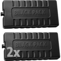 ToCi Kühlakku BLACK PACK Kühlakku Sets 220ml - Wiederverwendbare Kühlakkus Schwarz