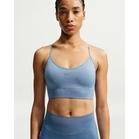 Nike Tanktop W NP DF SMLS LS BRA mit herausnehmbaren Polstern, aus elastischem Trikot, schweißableitend