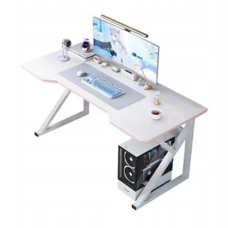 Schreibtisch,, Weiß, Holzwerkstoff, 120x73x60 cm, Arbeitszimmer, Schreibtische, Bürotische