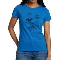 Spreadshirt T-Shirt Moin Norddeutscher Platt Küste Frauen T-Shirt (1-tlg)