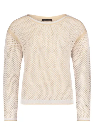 Betty Barclay - Lockerer Strickpullover weiß - Gr. - 46