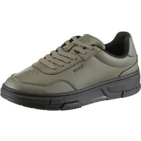 HUGO Yarrow_tenn_grpu Sneaker Schnürschuh, Halbschuh, Freizeitsneaker, gepolsterter Schaftrand