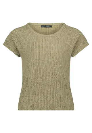 Betty Barclay - Strukturshirt Soft Olive - Gr. - 44
