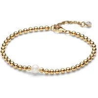 Pandora Armband PANDORA Timeless Kugelarmband für Damen mit Perle, IP Gold
