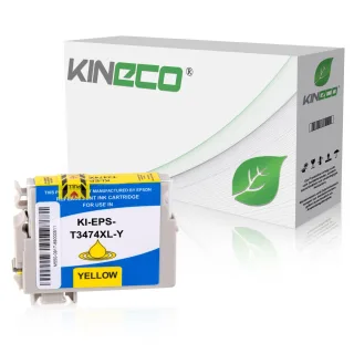 Tintenpatrone kompatibel zu Epson Pro WF3720 34XL C13T34744010 XL Yellow