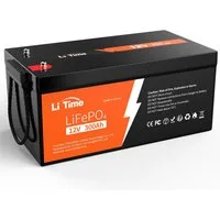 LiTime LiTime 12V 300Ah Lithium Batterie mit BMS LiFePO4 3840Wh Solarakkus (12 V), IP65, Solarstromspeicher für Wohnmobil, Notstromversorgung, Boot