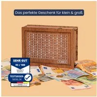SavinX Spardose SparBox Original (6Größen) - mit Zahlen zum Ankreuzen•Wiederverwendbar