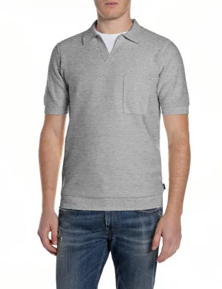 REPLAY - UK5150.000.G23774 grey melange - Gr. - XXL