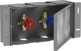 Hansgrohe XtraStoris Rock Wandnische mit befl.Tür u.Absper.150x300x100mm BSO, 56100800 56100800