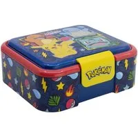 POKEMON JUEGO DE CARTAS Lunchbox - Blue Team Brotdose Kinder Pausenbox für Alltag Schule und unterwegs, Polyethylen, (1-tlg)
