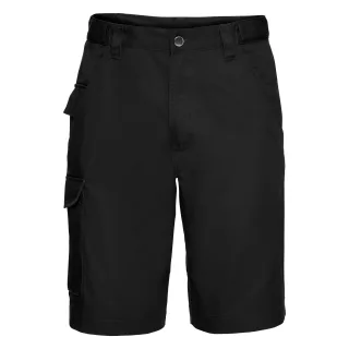 Russell Workwear Twill Shorts / Cargo-Shorts (Schwarz)