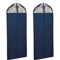 WENKO Kleidersack Modell Business (Set, 2 St) Kleiderhülle mit Sichtfenster & Reißverschluss, abwaschbar, 150x60 cm