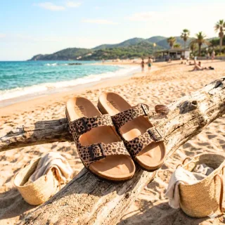 Grand Step Shoes Sandalen Luni Leo camel 40