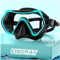 LuxusKollektion Tauchermaske Taucherbrille mit HD Glas für Erwachsene, verstellbares Silikonband