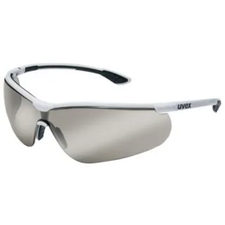 uvex Bügelbrille sportstyle silberspiegel 12% weiß, schwarz - 9193888