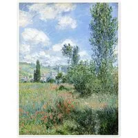 Posterlounge Wandbild Weg durch die Mohnblumen, Claude Monet, erhältlich als Poster, Leinwandbild, Wandsticker oder Acrylglasbild