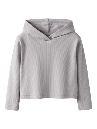 NAME IT - NMFTELLA LS TOP WH lilac marble - Gr. - 98