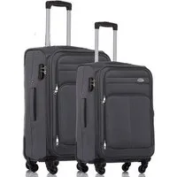 Beibye Kofferset Set 2-tlg. 64 + 54cm - 4 Rollen - Dehnfalte