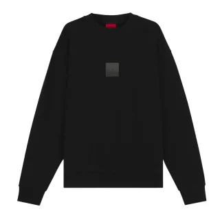 Hugo - Sweatshirt für Herren, Überschnittene Schulter, Regulär (Schwarz)