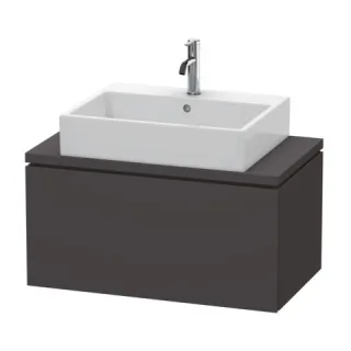 Duravit L-Cube Konsolenwaschtischunterbau wandhängend Graphit Supermatt 820x477x400 mm - LC580208080 LC580208080
