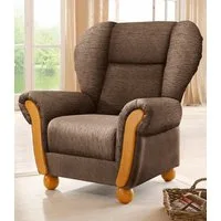 Home affaire Sessel Milano, bequemer Ohrensessel im Landhaus-Stil, Breite 99cm, Hochlehnsessel