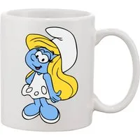 Blondie & Brownie Tasse Schlumpfine Schlumpf Schlumpfhausen Papa Schlumpf Smurf, Keramik
