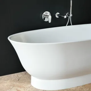 LAUFEN Freistehende Badewanne, THE NEW CLASSIC 1900x900x580 Sentec weiß, H2208520000001 H2208520000001